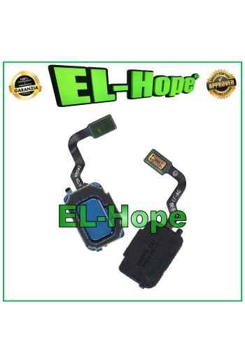 CLÉ POUR SAMSUNG GALAXY NOTE 9 SM-N960 CAPTEUR D EMPREINTES DIGITALES BLEU