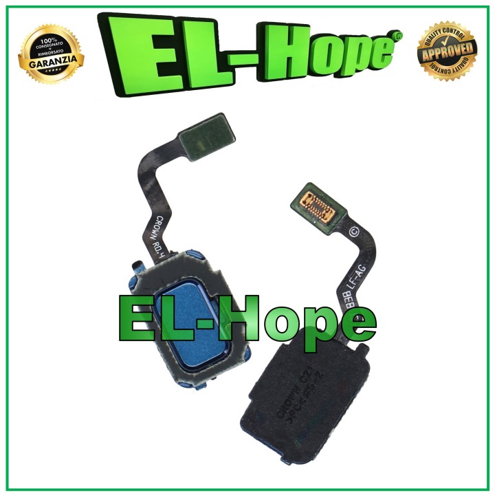 CLÉ POUR SAMSUNG GALAXY NOTE 9 SM-N960 CAPTEUR D EMPREINTES DIGITALES BLEU