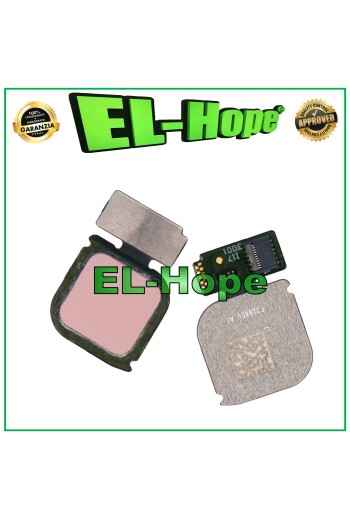 Cle' plate avec capteur d empreintes digitales pour Huawei P10 Lite WAS-LX1 Rose