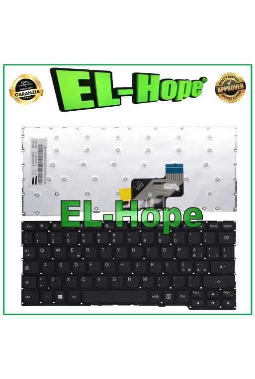 Clavier italien pour ordinateur portable Lenovo Ideapad Yoga 3 11 300-11ibr 300-11iby, noir