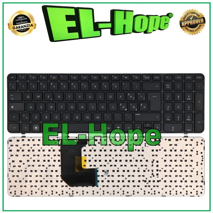 Clavier italien noir pour ordinateur portable HP G7-2002EV, G7-2004EZ, G7-2033CA, G7-2051SF