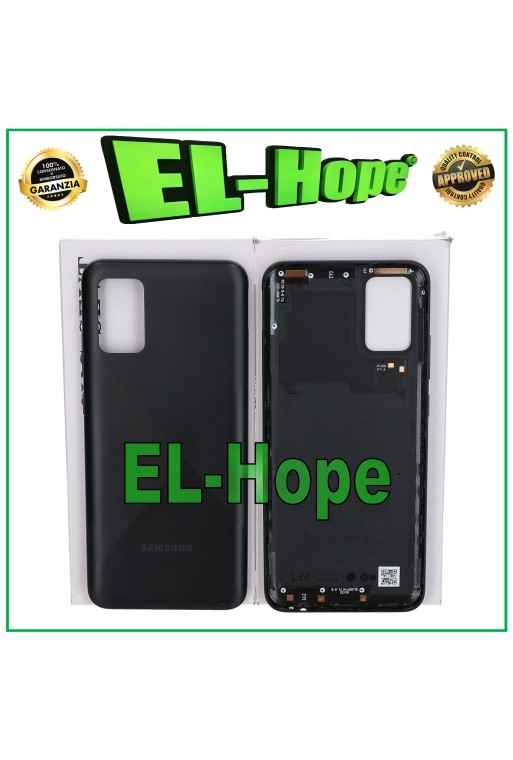 Cache batterie arrie're d origine pour Samsung Galaxy A02S SM-A025 Noir