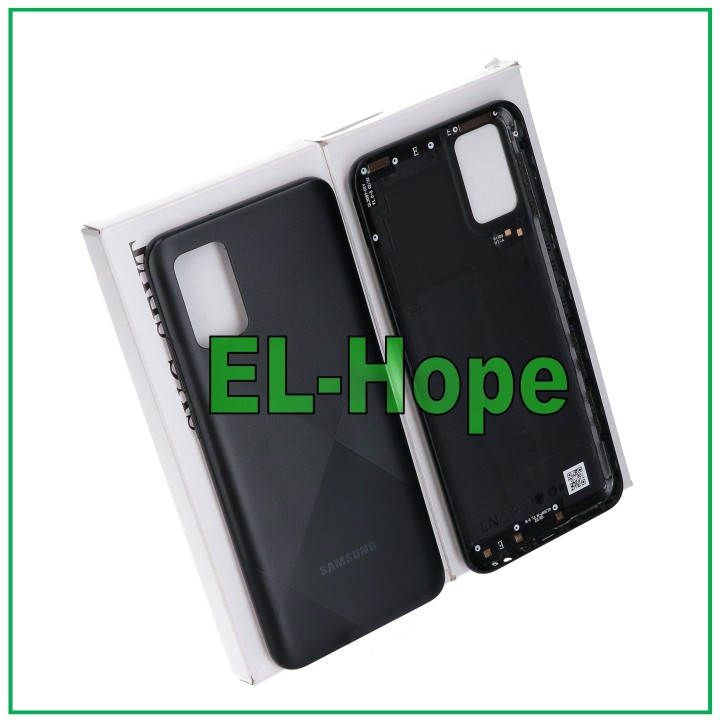 Cache batterie arrie're d origine pour Samsung Galaxy A02S SM-A025 Noir