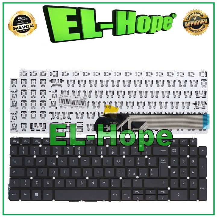 Clavier pour ordinateur portable Dell Inspiron 15 7590 5584 5590 5593 5594 5598 7591 P90F