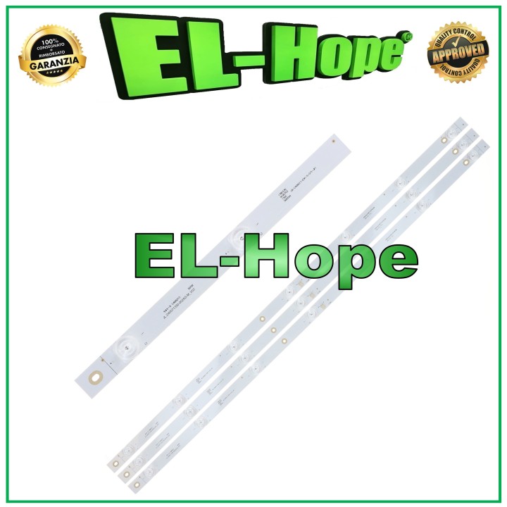 KIT 3 BARRES 7 LED POUR TV 40  SABA TV JL.D40071330-002AS-M_V02 SA40S50 L758mm