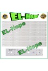 KIT 10 BARRES 6 LED POUR TV 50  HAIER KC-500W-TE01A-50T9-MCPCB 6003100094 LB1561