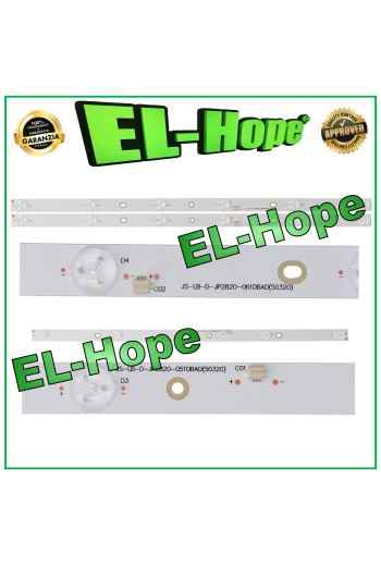 KIT 3 BARRES LED POUR TV AKAI 28 JS-LB-D-JP2820-061DBAD / JS-LB-D-JP2820-051DBAD