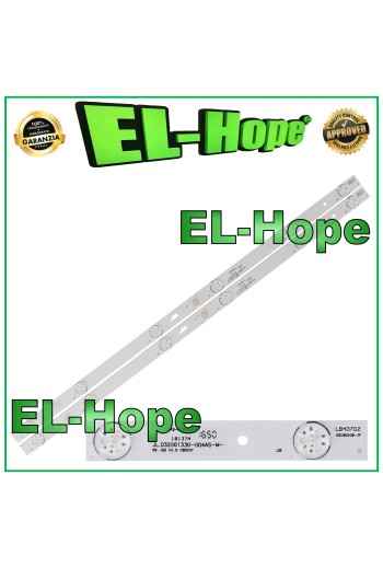 KIT DE 2 BARRES DE 6 RUBAN LED POUR TV HAIER 32 JL.D32061330- 004AS-M 057GS-M LB407DZ 