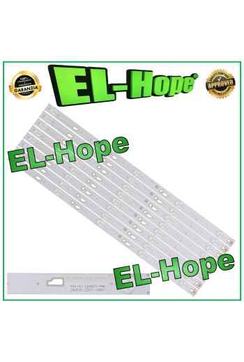 KIT 8 BARRES 5 LED POUR TV 49 YHA-4C-LB490T-YH6 49HR332M05A0-V3 49HR332M05A-V4