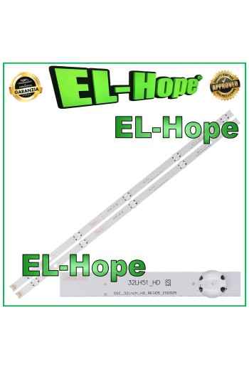KIT 2 BARRES 5 LED POUR TV 32 LG 32LH51_HD SSC-32INCH-HD-REV05_15095 HD_LF51