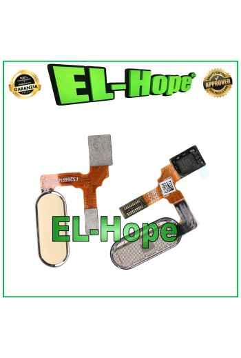Bouton d accueil plat pour Huawei Honor 9 GLORY STF-AL00 L09, empreinte dore'e