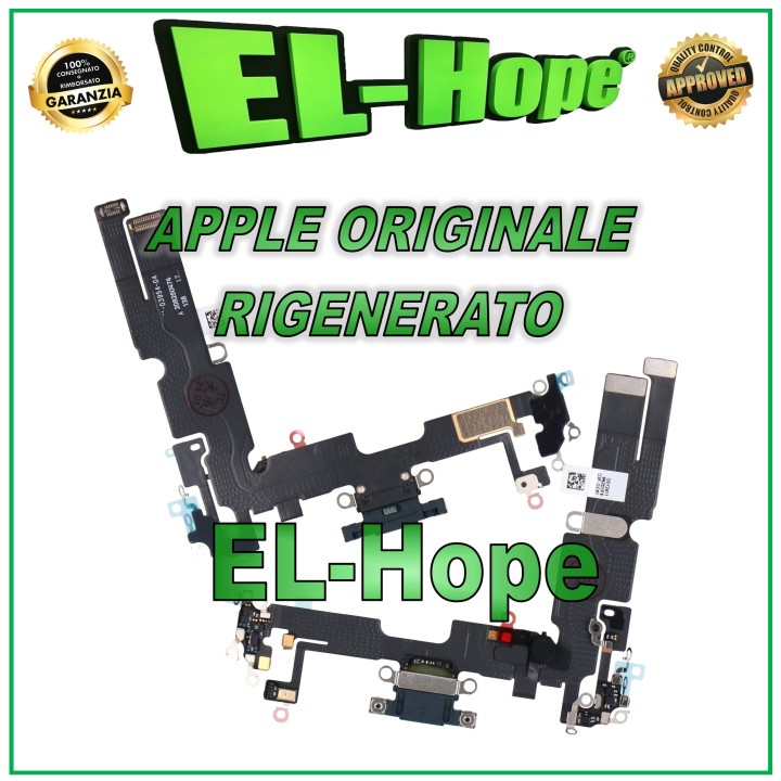 Connecteur de charge plat d origine pour Apple iPhone 14 Plus Midnight remis a' neuf