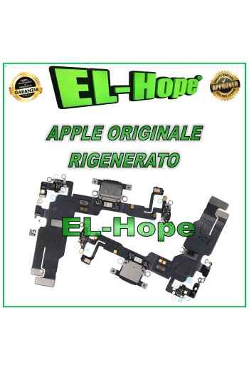Connecteur de charge plat d origine pour Apple iPhone 15 Noir reconditionne'