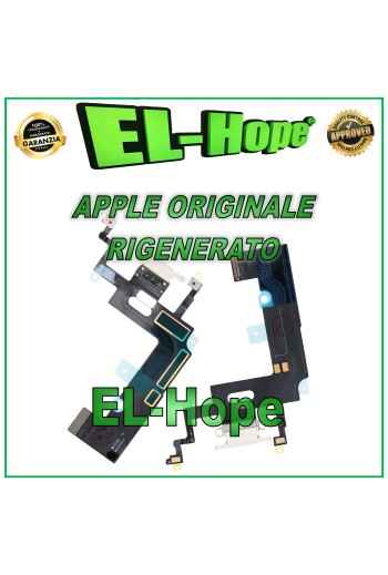 Connecteur de charge plat d origine pour iPhone XR blanc reconditionne'
