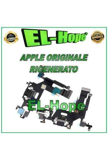 Connecteur de charge plat d origine pour Apple iPhone 11 Noir reconditionne'