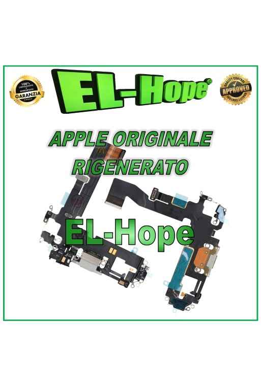 Connecteur de charge plat argent pour Apple iPhone 12/12 Pro reconditionne' d origine