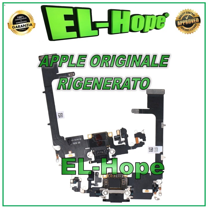 Connecteur de charge plat d origine pour Apple iPhone 11 Pro Noir reconditionne'