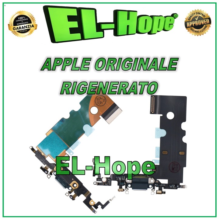 Connecteur de charge plat d origine pour Apple iPhone SE 3 (2022) Minuit remis a' neuf