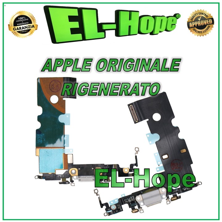 Connecteur de charge plat blanc d origine pour Apple iPhone 8 SE 2020 reconditionne'