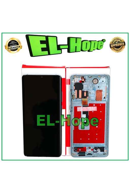 Cadre d e'cran tactile d origine pour Huawei P30 Pro VOG-L09 L29 Argente'