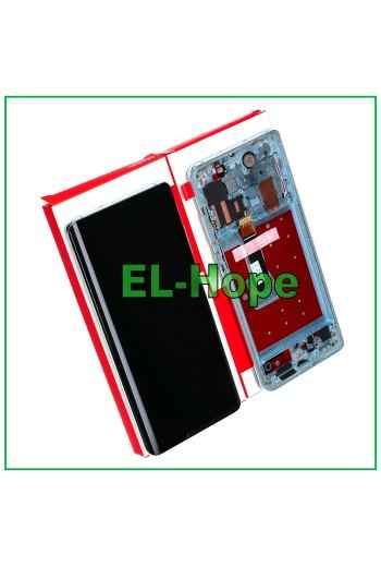Cadre d e'cran tactile d origine pour Huawei P30 Pro VOG-L09 L29 Argente'