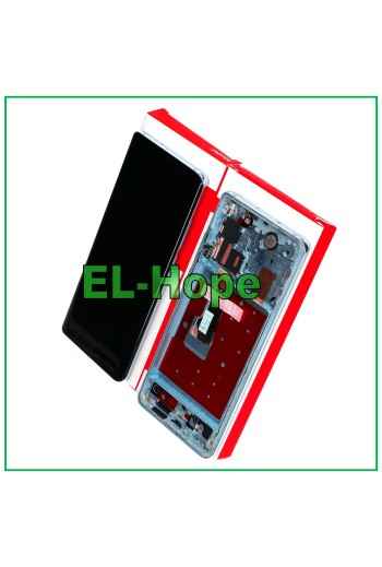 Cadre d e'cran tactile d origine pour Huawei P30 Pro VOG-L09 L29 Argente'