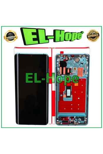CADRE D AFFICHAGE TACTILE PARI SERVICE ORIGINAL POUR HUAWEI P30 PRO VOG-L09 AURORA BLEU