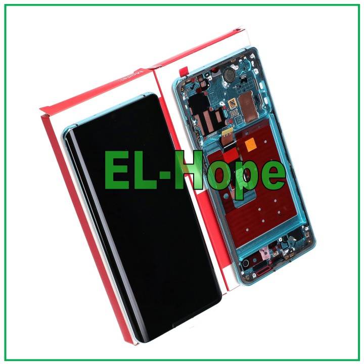 CADRE D AFFICHAGE TACTILE PARI SERVICE ORIGINAL POUR HUAWEI P30 PRO VOG-L09 AURORA BLEU