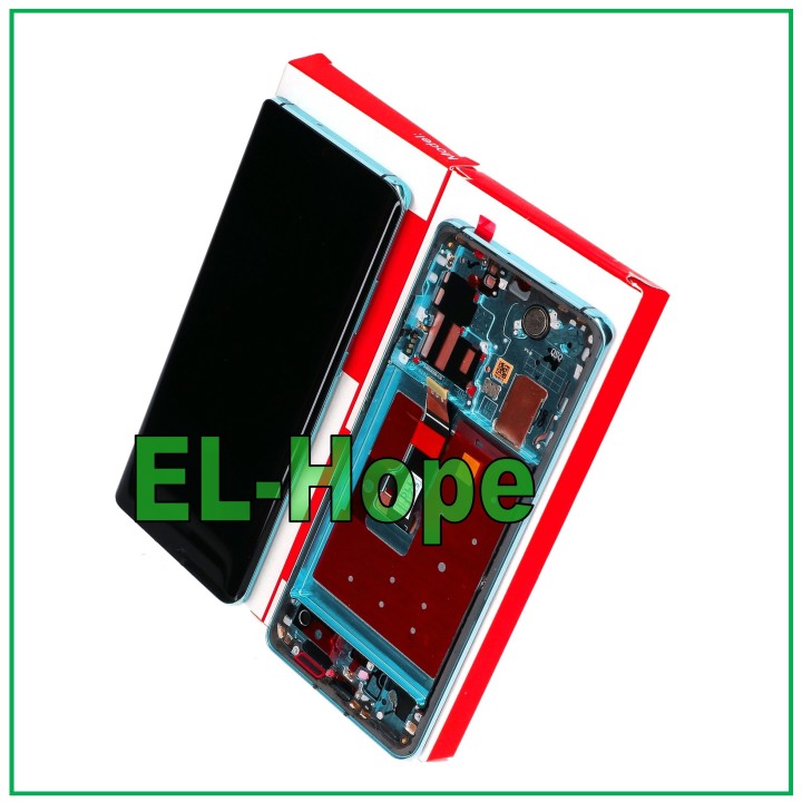 CADRE D AFFICHAGE TACTILE PARI SERVICE ORIGINAL POUR HUAWEI P30 PRO VOG-L09 AURORA BLEU