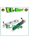 Bouton d accueil central pour Samsung Star GT-S5230, touches fle'che'es et microphone