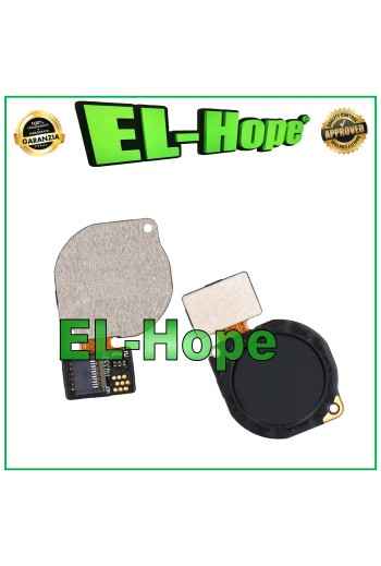 Cle' plate avec capteur d empreintes digitales pour Huawei P30 Lite Mar-LX1A Noir