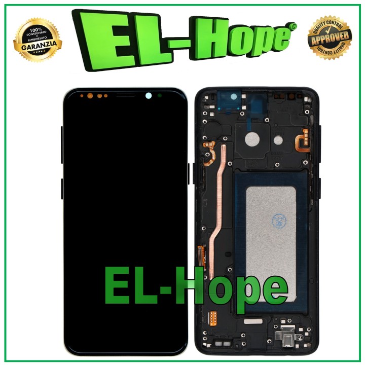 Écran LCD TFT + cadre pour Samsung Galaxy S9 SM-G960, e'cran tactile en verre noir
