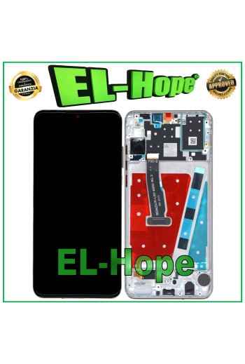 Cadre d e'cran LCD tactile blanc pour Huawei P30 Lite (Mar-LX1M et Mar-LX1A et LX2J) 48 MP