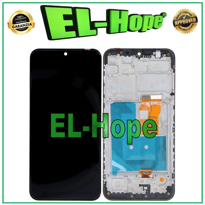 Écran LCD + châssis pour LG K22 LM-K200 / K22 PLUS, e'cran tactile en verre noir