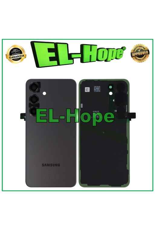 Cache batterie d origine Samsung Galaxy S24 SM-S921, dos noir onyx