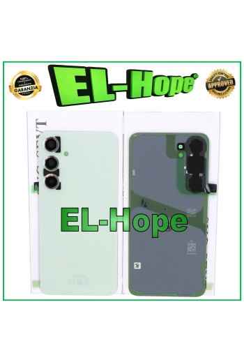 Coque arrie're d origine Samsung Galaxy S24 Plus SM-S926, cache batterie vert jade