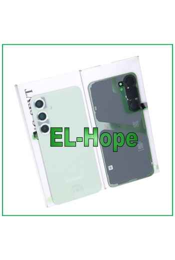 Coque arrie're d origine Samsung Galaxy S24 Plus SM-S926, cache batterie vert jade