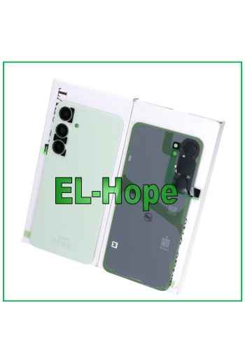 Coque arrie're d origine Samsung Galaxy S24 Plus SM-S926, cache batterie vert jade