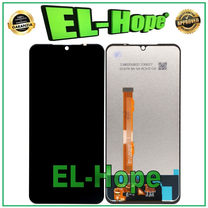 Écran LCD tactile assemble' noir pour Doogee N20 Pro