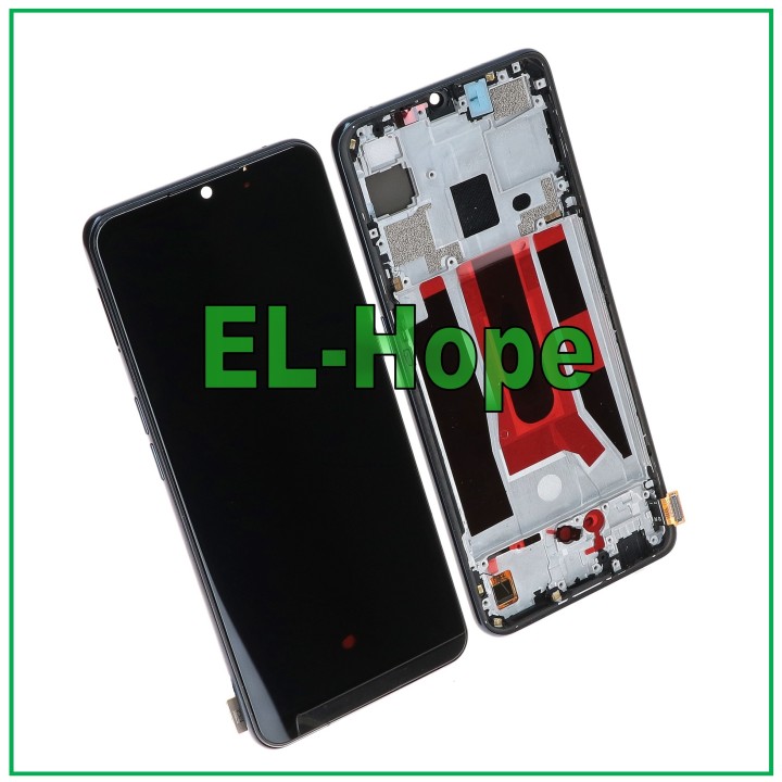 Écran tactile LCD OLED + châssis pour Oppo Find X2 Lite CPH2005, verre noir