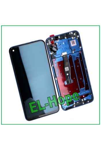 ÉCRAN TACTILE POUR HUAWEI NOVA 5T YAL-L21 L61 L71 / HONOR 20 YAL-AL00 CADRE BLEU