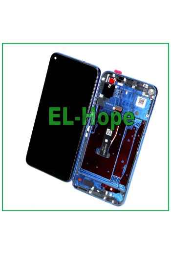 ÉCRAN TACTILE POUR HUAWEI NOVA 5T YAL-L21 L61 L71 / HONOR 20 YAL-AL00 CADRE BLEU