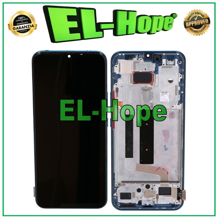 Écran LCD TFT tactile bleu pour Xiaomi Mi 10 Lite M2002J9G M2002J9E