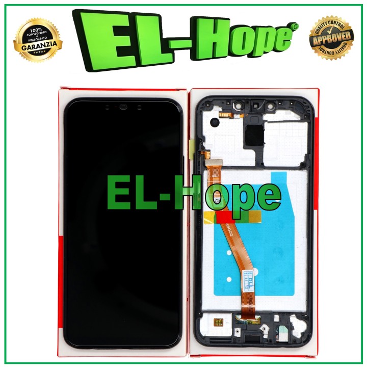 Cadre d e'cran tactile pour Huawei Mate 20 Lite SNE-LX1 AL00 Noir
