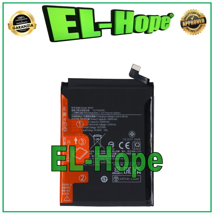 Batterie BN5P pour Xiaomi Redmi Note 13 4G/5G, batterie 5000 mAh e'quivalente a' l originale