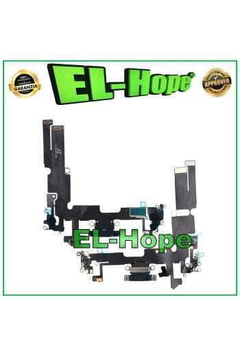 CONNECTEUR DE CHARGE APPLE iPhone 14 PLUS MICROPHONE ANTENNE STATION DE CHARGE NOIR