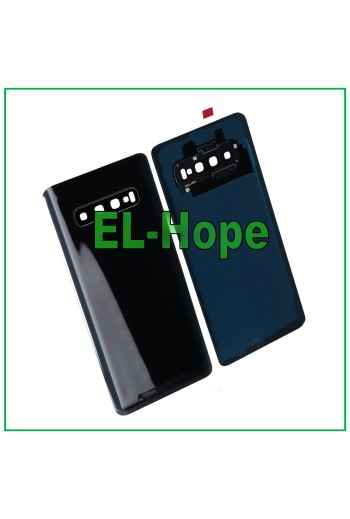 COUVERCLE DE BATTERIE POUR SAMSUNG GALAXY S10+ PLUS SM-G975F ARRIÈRE NOIR