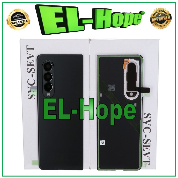 Cache batterie arrie're vert d origine pour Samsung Galaxy Z Fold 3 5G SM-F926