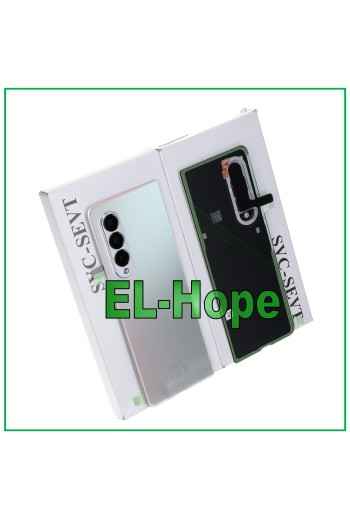 Cache batterie arrie're argent d origine pour Samsung Galaxy Z Fold 3 5G SM-F926