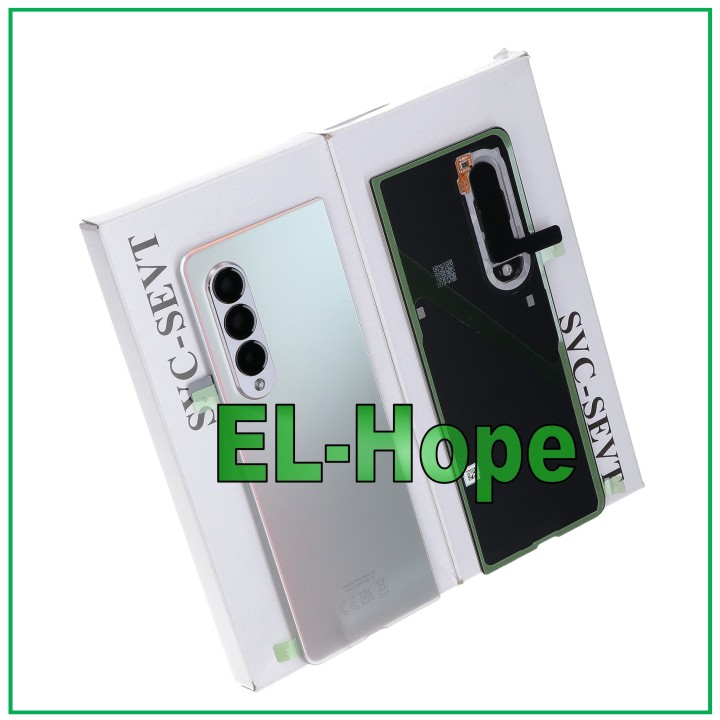 Cache batterie arrie're argent d origine pour Samsung Galaxy Z Fold 3 5G SM-F926